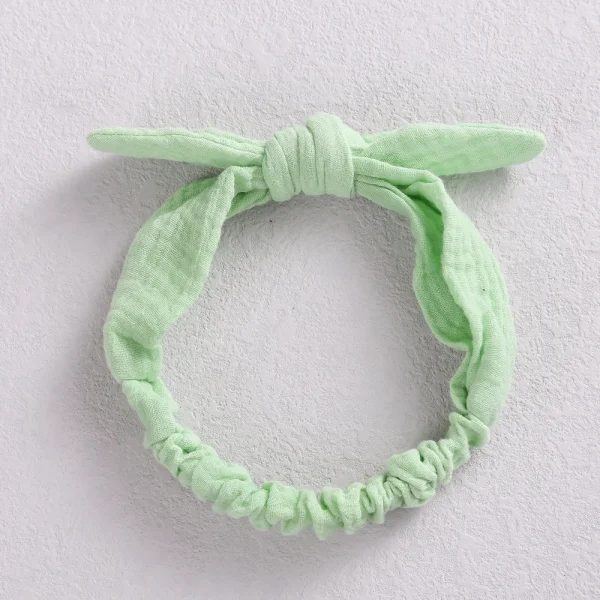 Bandeau Bébé Oreille de Lapin Vert clair