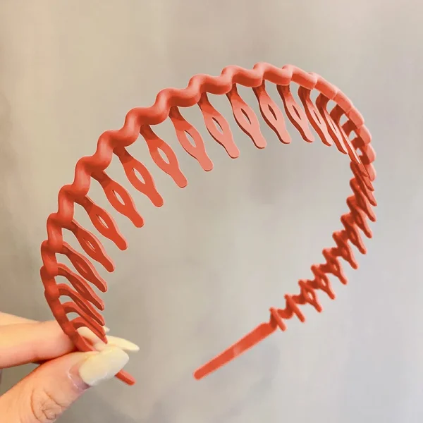 bandeau classic zig zag rouge clair