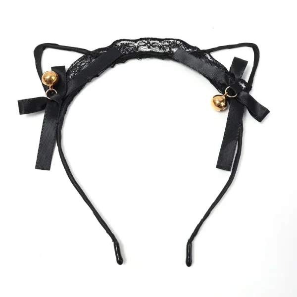 serre-tête sexy oreille de chat Black Velvet