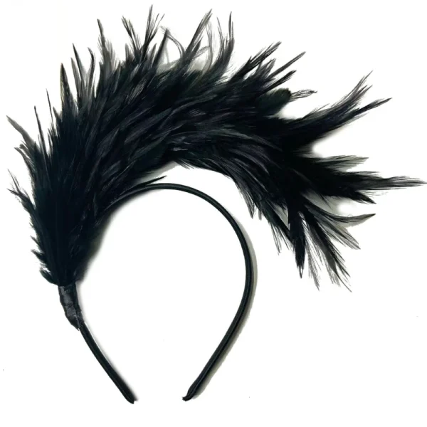 Serre-Tête à Plume Noire