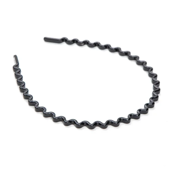 serre-tête flexible noir féline élégance