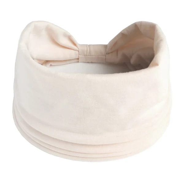 serre-tête large yoga beige