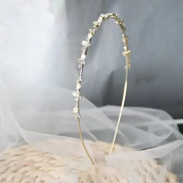 serre-tête mariage eclat d'opaline