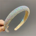 accessoire cheveux paillettes arc-en-ciel bandeau rétro