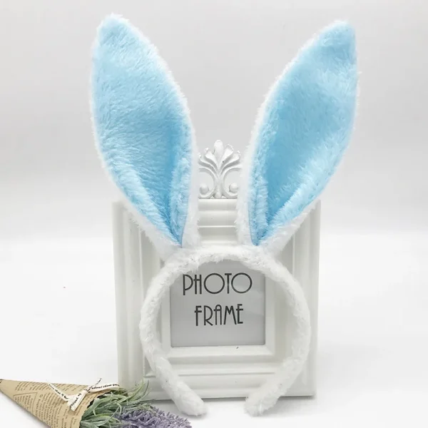 bandeau oreille de lapin peluche