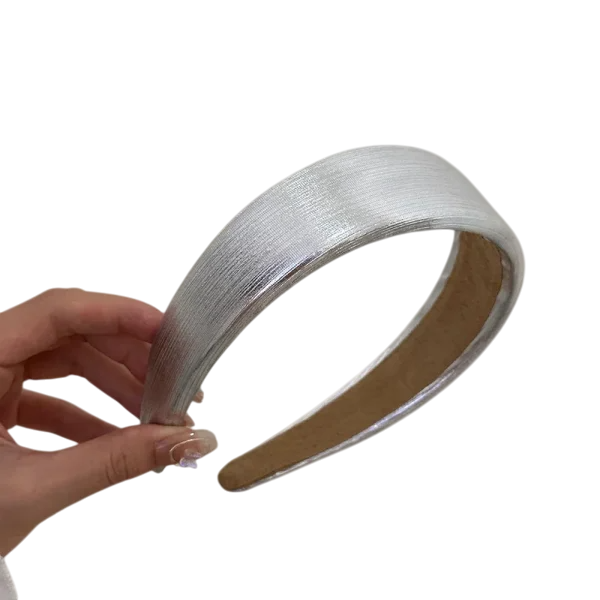 bandeau cheveux chic argent