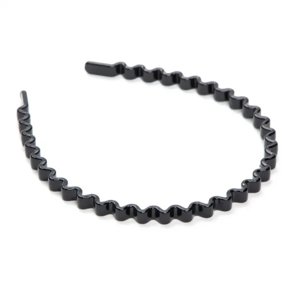 serre-tête flexible noir trendy plus