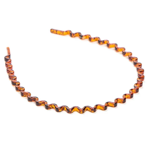 serre-tête flexible brun féline élégance