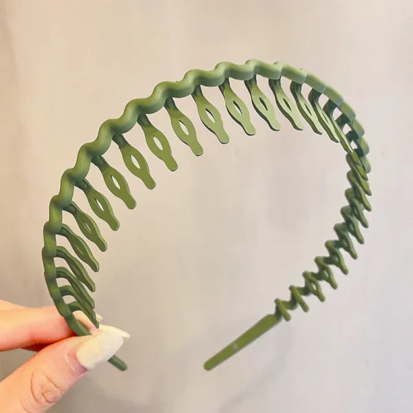 bandeau vert motif zig zag