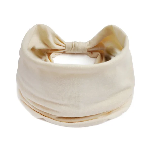 serre-tête large yoga kaki clair