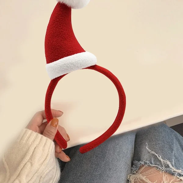 serre tête chapeau plush noel