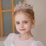 couronne à perle multicolore pour fille