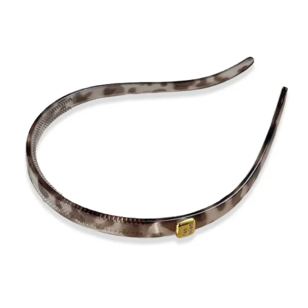 serre-tête lunettes imprimé léopard glow gris