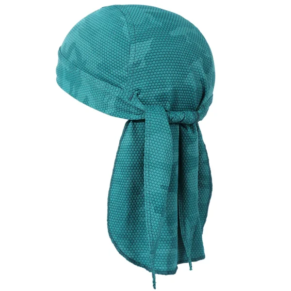 chapeau bandana cyan camouflé