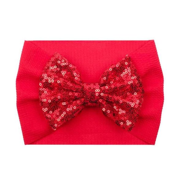 bandeau bébé fille avec noeud en sequins Sirine