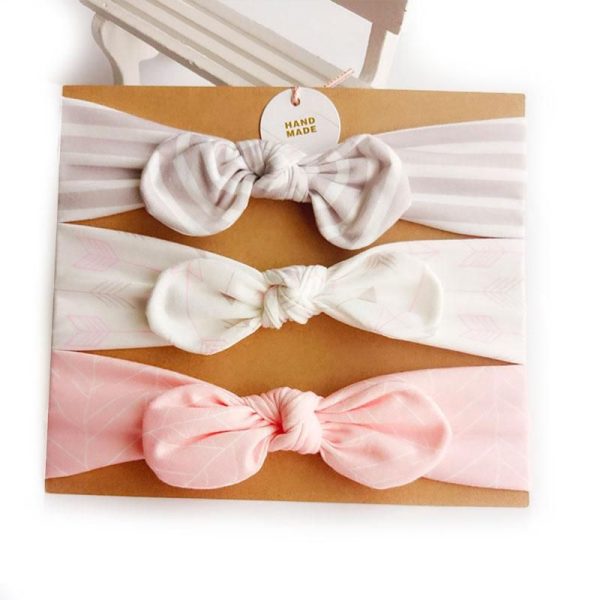 bandeau bébé fille Briana lot de 3