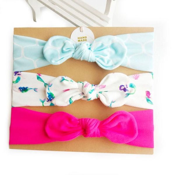 bandeau bébé fille Brittany en lot de 3
