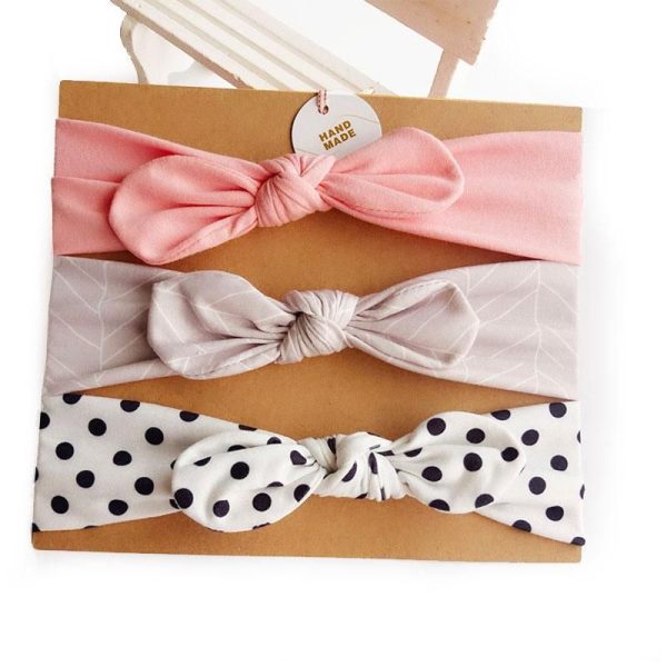 bandeau bébé fille Courtney en lot de 3