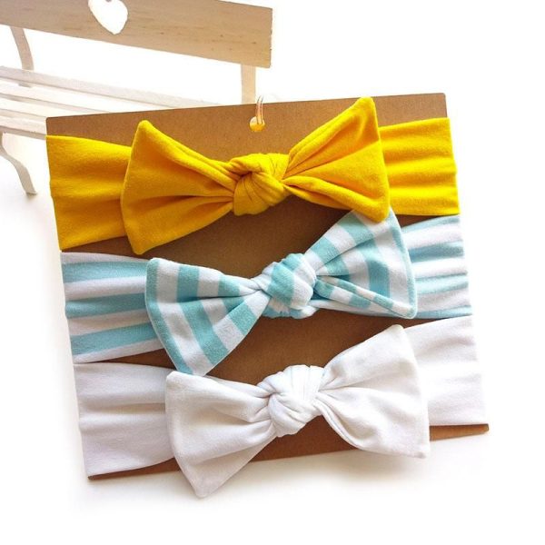 bandeau bébé fille daisy en lot de 3