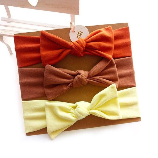 bandeau bébé fille Kristen en lot de 3