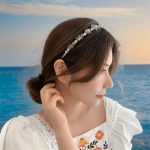 accessoire sauna chic strass blanc doré