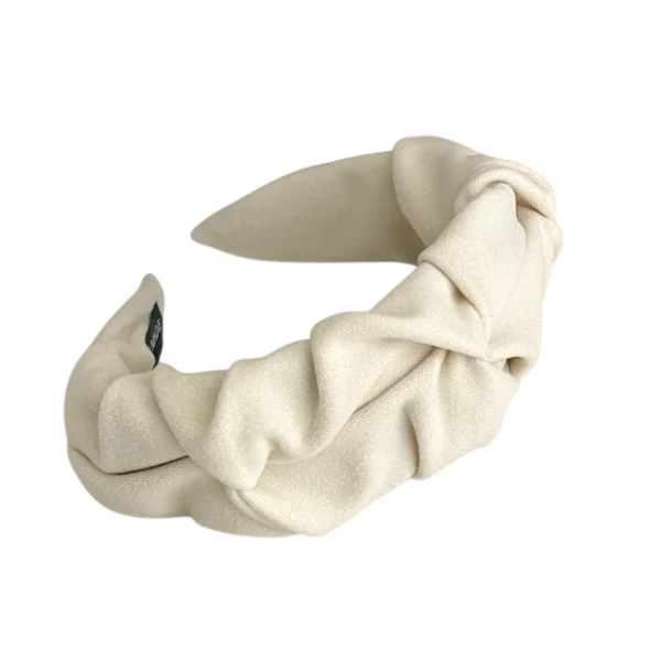 bandeau à nœud vintage blanc