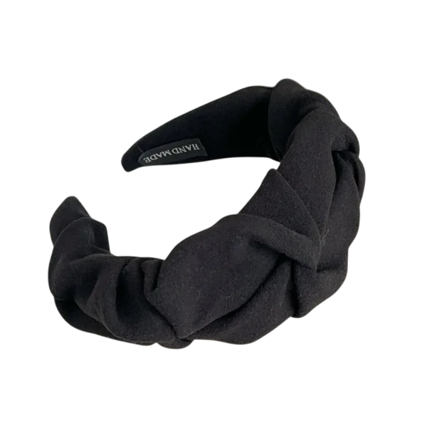 bandeau à nœud vintage noir