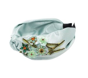 headband jardin bleu