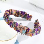 accessoire cheveux fleurs violettes
