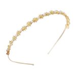 tiara marguerite dorée
